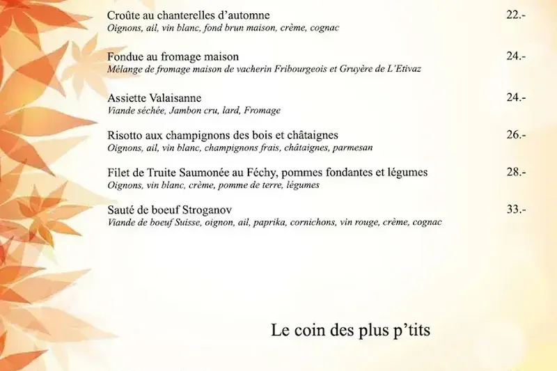 Café-Restaurant La Fontaine Yverdon